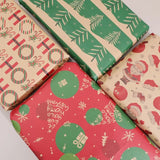 Christmas Kraft Wrapping Paper