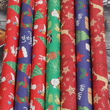 10m/roll Kraft Christmas Wrapping Paper