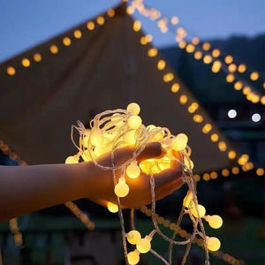 Battery Power Ball LED String Lights