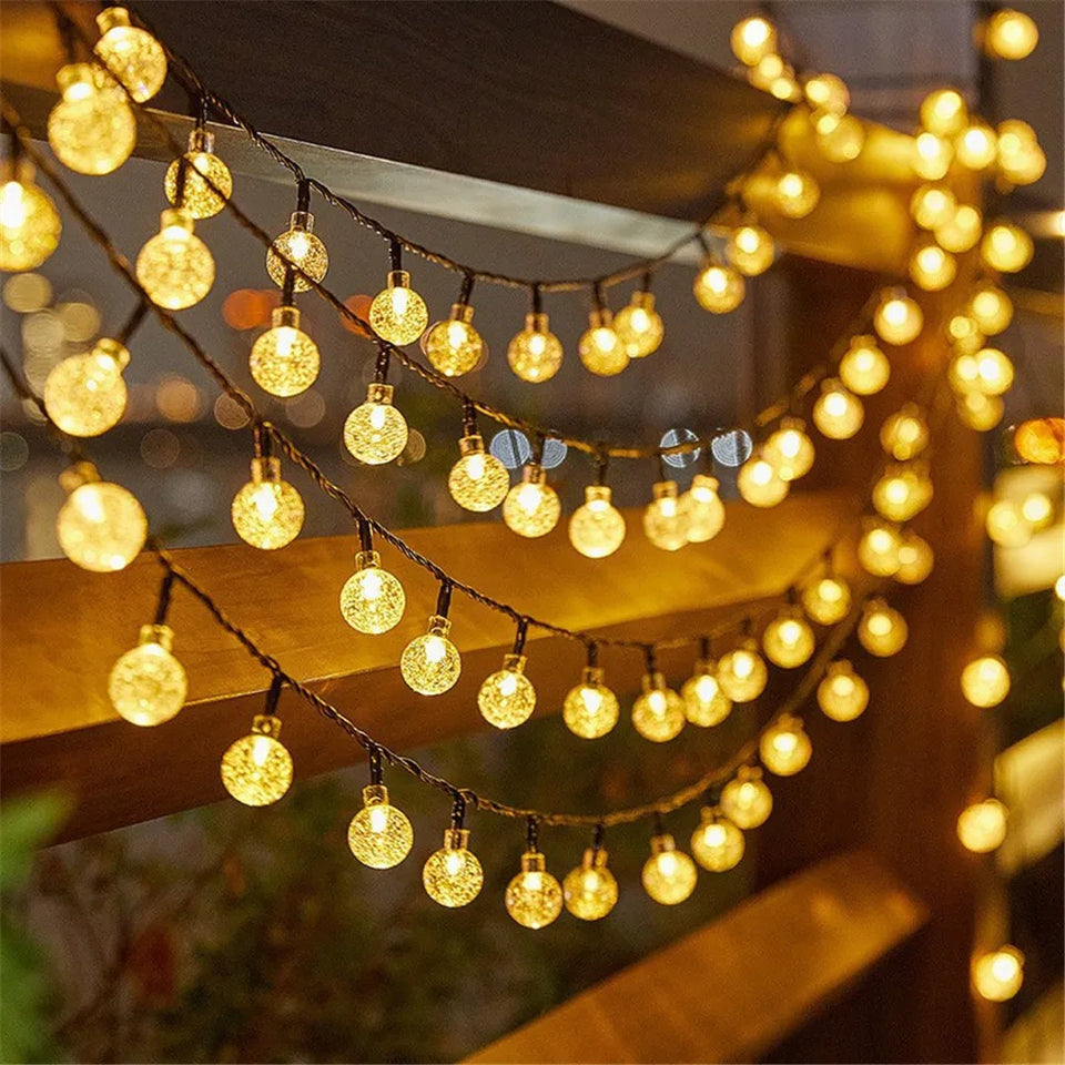 LED String Light Solar Fairy Lights