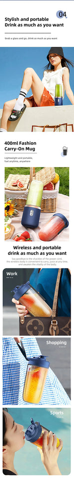 Portable Handheld USB Personal Mini Juicer
