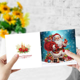 4/6/8/12PCS New 2025 Diamond Painting Greeting Cards