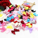 50/100pcs Satin Ribbon Bows