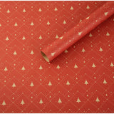 1/6pcs Christmas Wrapping Paper Vintage Kraft Paper Christmas Tree
