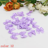 50/100pcs Satin Ribbon Bows