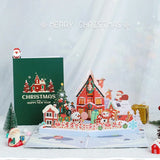 Top Quality New 3D Christmas Greeting Card