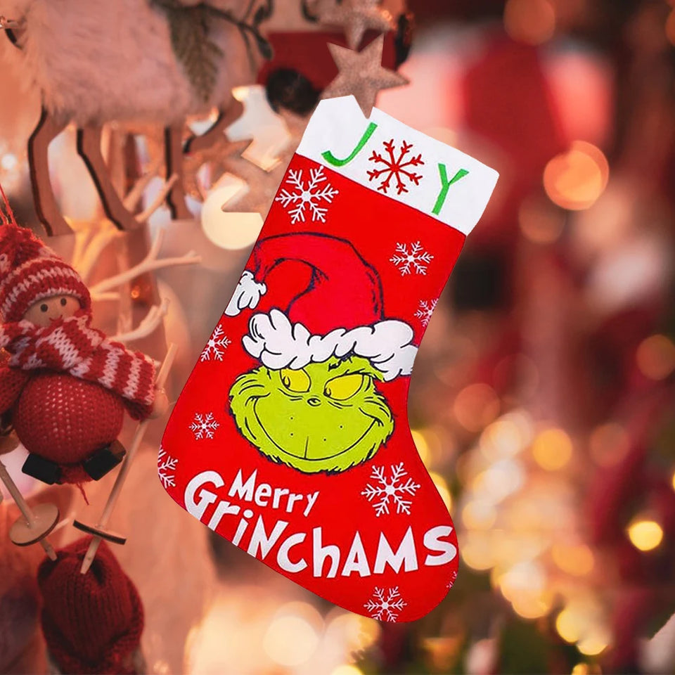 New Christmas Tree Decor Funny Green Grinch Christmas