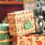 Christmas Kraft Wrapping Paper