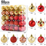 50Pcs/box Christmas Tree Balls Ornament