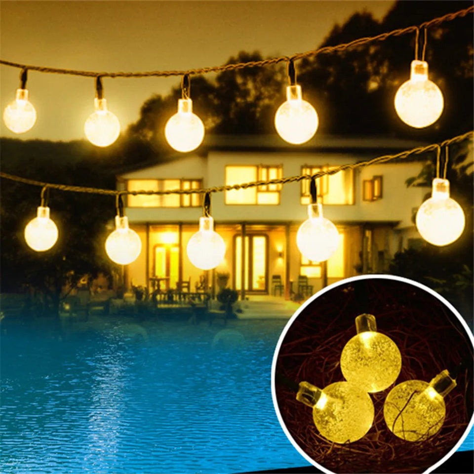 LED String Light Solar Fairy Lights