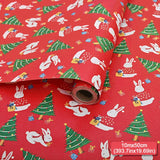 10m/roll Kraft Christmas Wrapping Paper