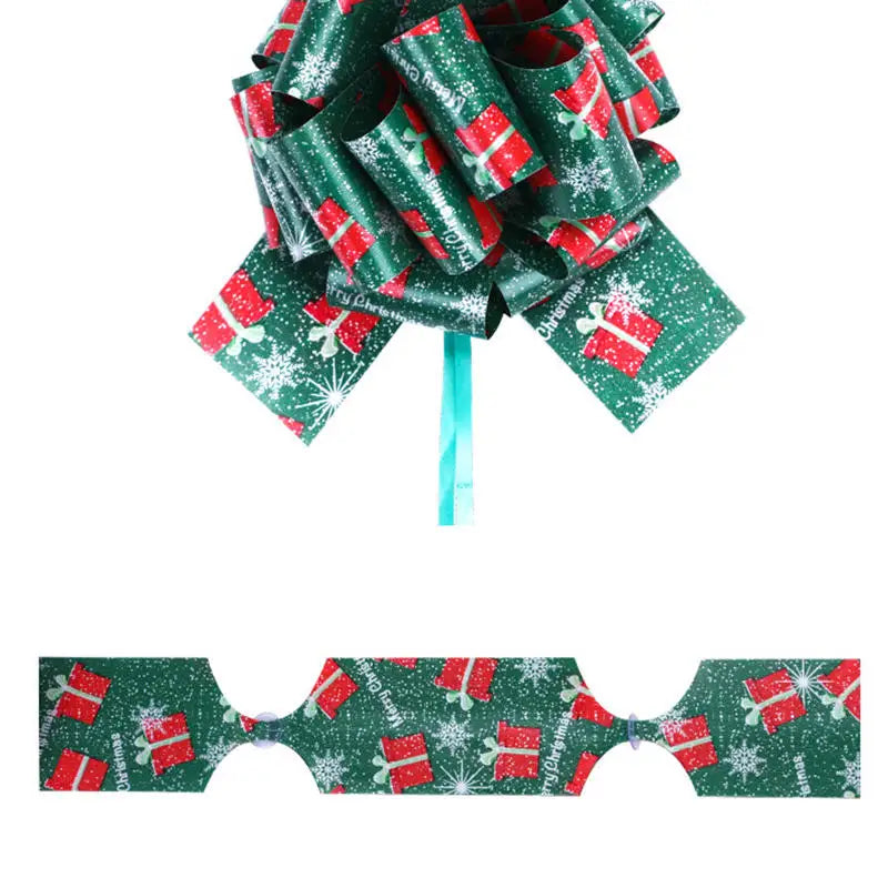 New 12PCS Christmas Pull String Bows