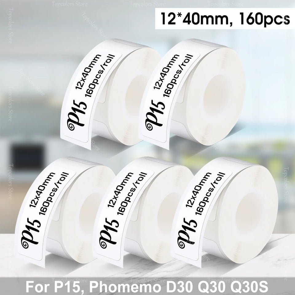 Label Paper Roll or Mini Portable Printer