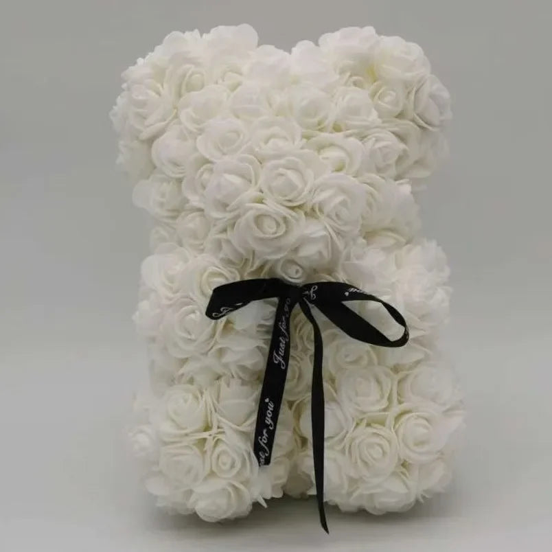 Romantic Rose Bear Eternal Flower Valentine's Day Gift