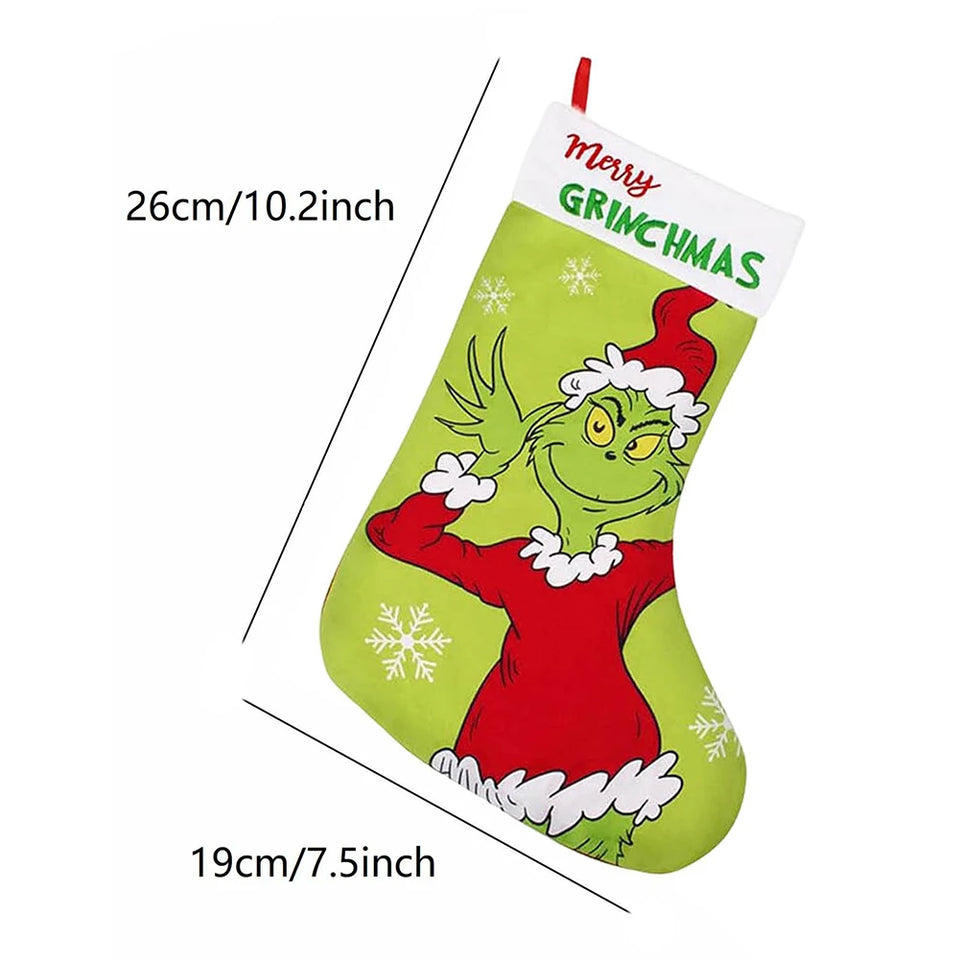 New Christmas Tree Decor Funny Green Grinch Christmas