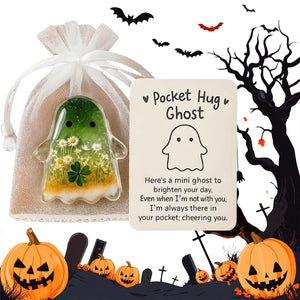 1-3PCS Pockets Hug Ghost Keepsake with Positive Cards