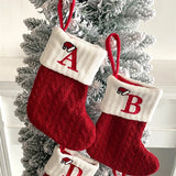Christmas Alphabet Knitting Socks Christmas Tree Ornaments