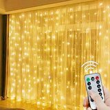 USB Curtain String Lights