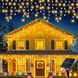 Solar LED Eaves Icicle String Lights
