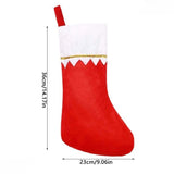 12 Pack Red Felt Christmas Stockings