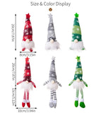 Christmas Faceless Doll Gnome Ornaments LED Light
