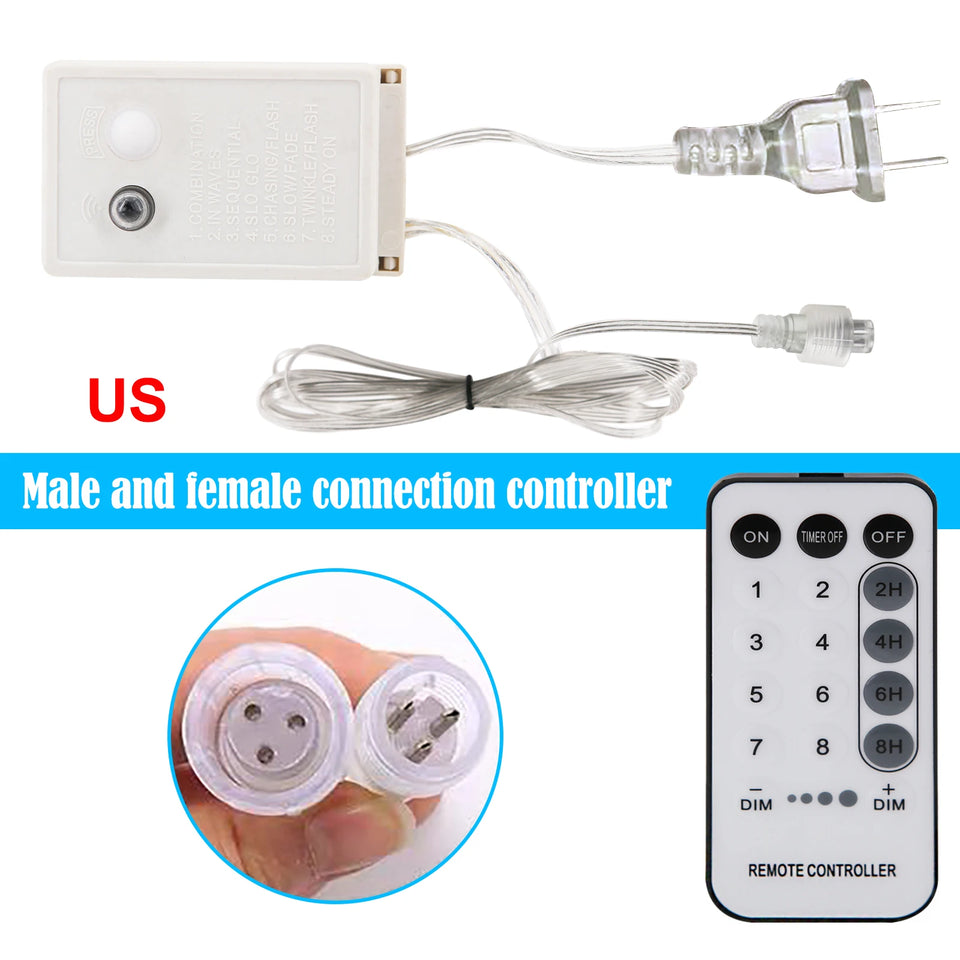 Christmas Lights Outdoor 400 LED 33ft