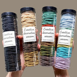 100pcs/lot Hair Bands Scrunchie