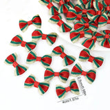 30Pcs Mini Christmas Bows Xmas Tree