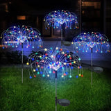 Solar LED Firework Fairy Lights Outdoor