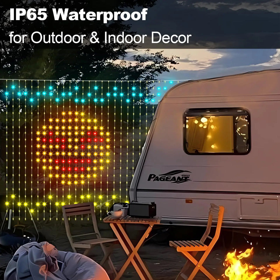 Smart RGB LED Curtain Lights