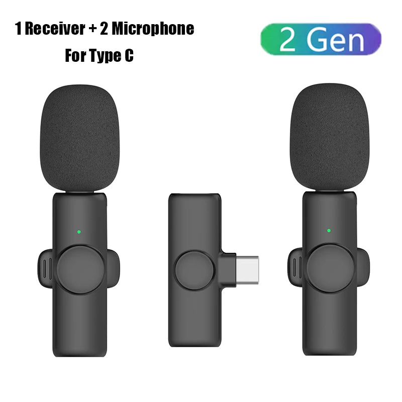 Professional Wireless Lavalier Microphone