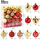 50Pcs/box Christmas Tree Balls Ornament