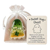 1-3PCS Pockets Hug Ghost Keepsake with Positive Cards