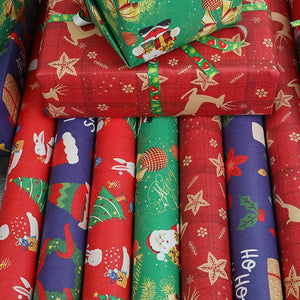 10m/roll Kraft Christmas Wrapping Paper