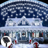 Solar LED Eaves Icicle String Lights