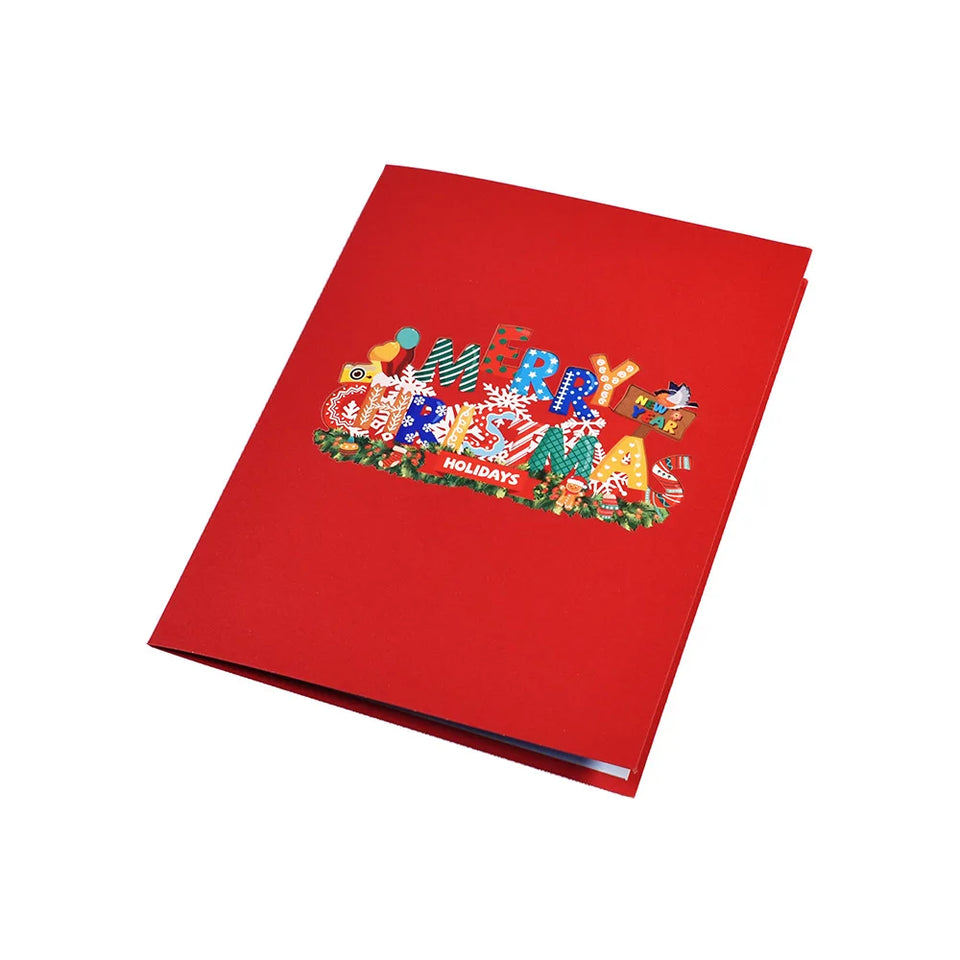 Top Quality New 3D Christmas Greeting Card