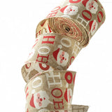 10yards 6cm Wide Printed Rib Band Christmas Bow