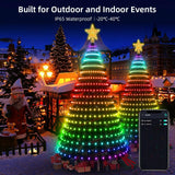 1.8/2.1M Smart RGB Fairy String Light Christmas Tree Light