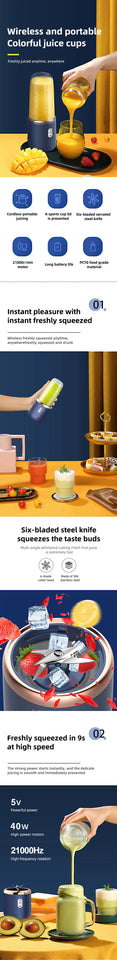 Portable Handheld USB Personal Mini Juicer