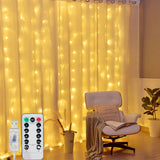 USB Curtain String Lights
