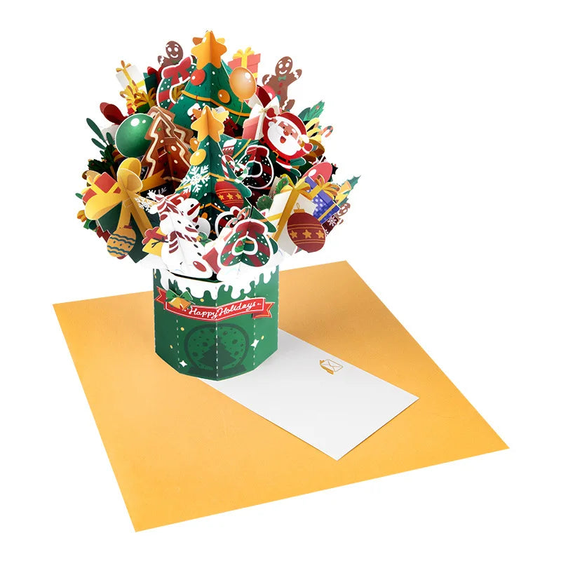 Top Quality New 3D Christmas Greeting Card