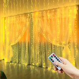 USB Curtain String Lights