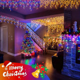 Solar LED Eaves Icicle String Lights