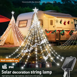 Outdoor Solar Waterfall Christmas Decorative Lights