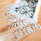 50/100 pieces of black and white hair bands