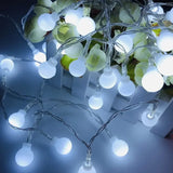 Battery Power Ball LED String Lights