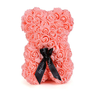 Romantic Rose Bear Eternal Flower Valentine's Day Gift