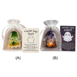 1-3PCS Pockets Hug Ghost Keepsake with Positive Cards