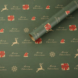 1/6pcs Christmas Wrapping Paper Vintage Kraft Paper Christmas Tree