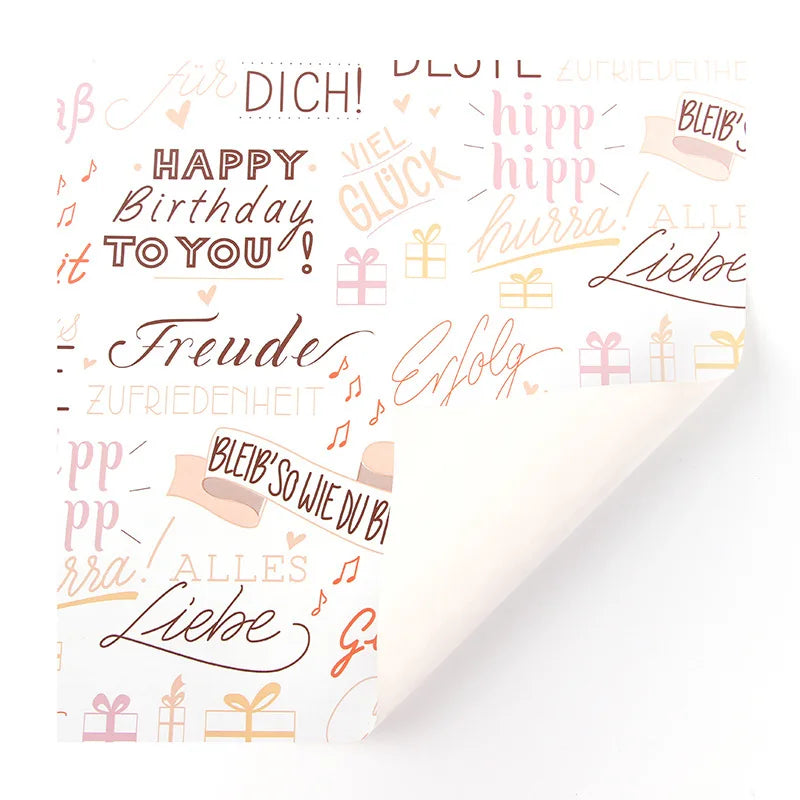 Fold 50*70cm DIY Gift Wrapping Paper